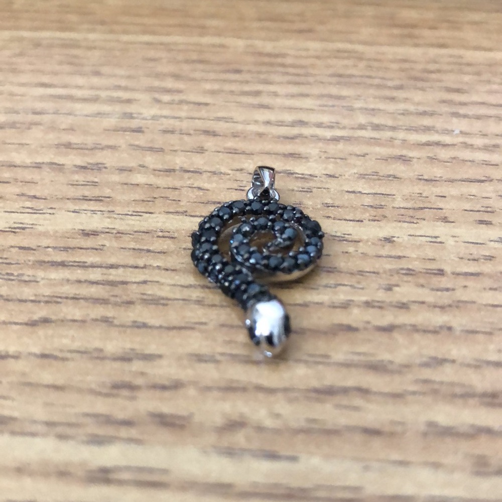 Black Snake Pendant - Picture 2 of 6